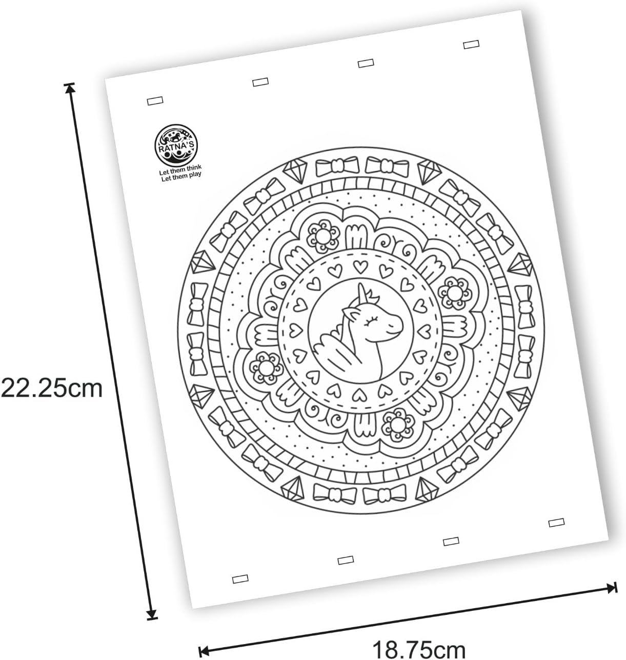 Mandala Art Unicorn Junior Colouring Kit