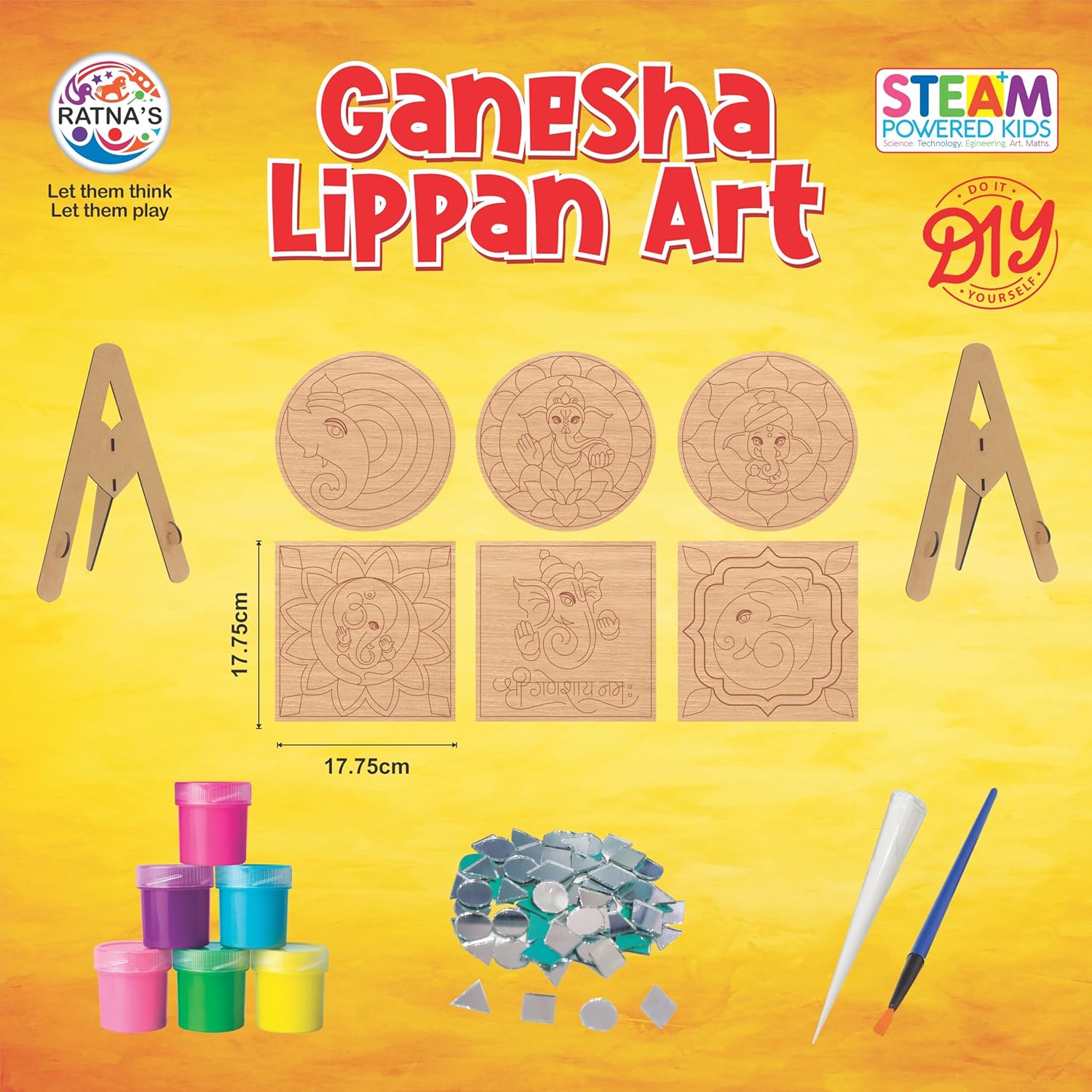 Ganesha Lippan Art DIY Craft Kit