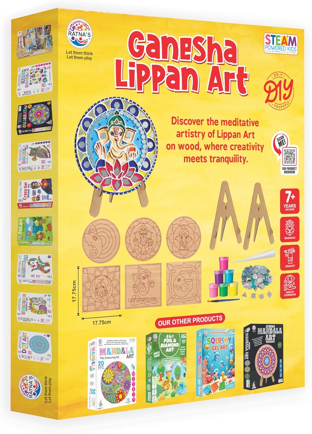 Ganesha Lippan Art DIY Craft Kit