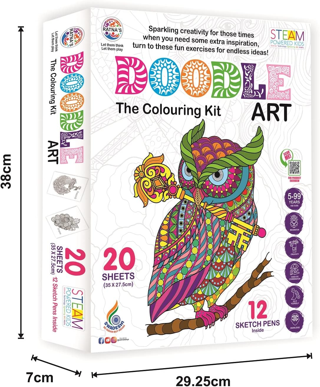 Doodle Art Colouring Kit