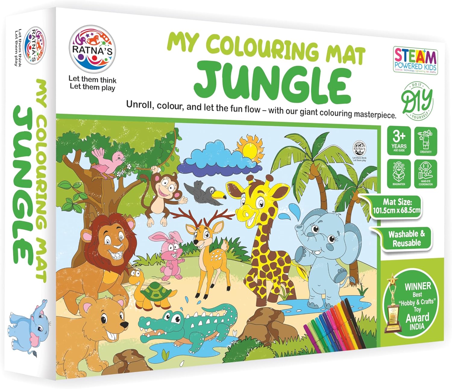 My Coloring Mat Jungle
