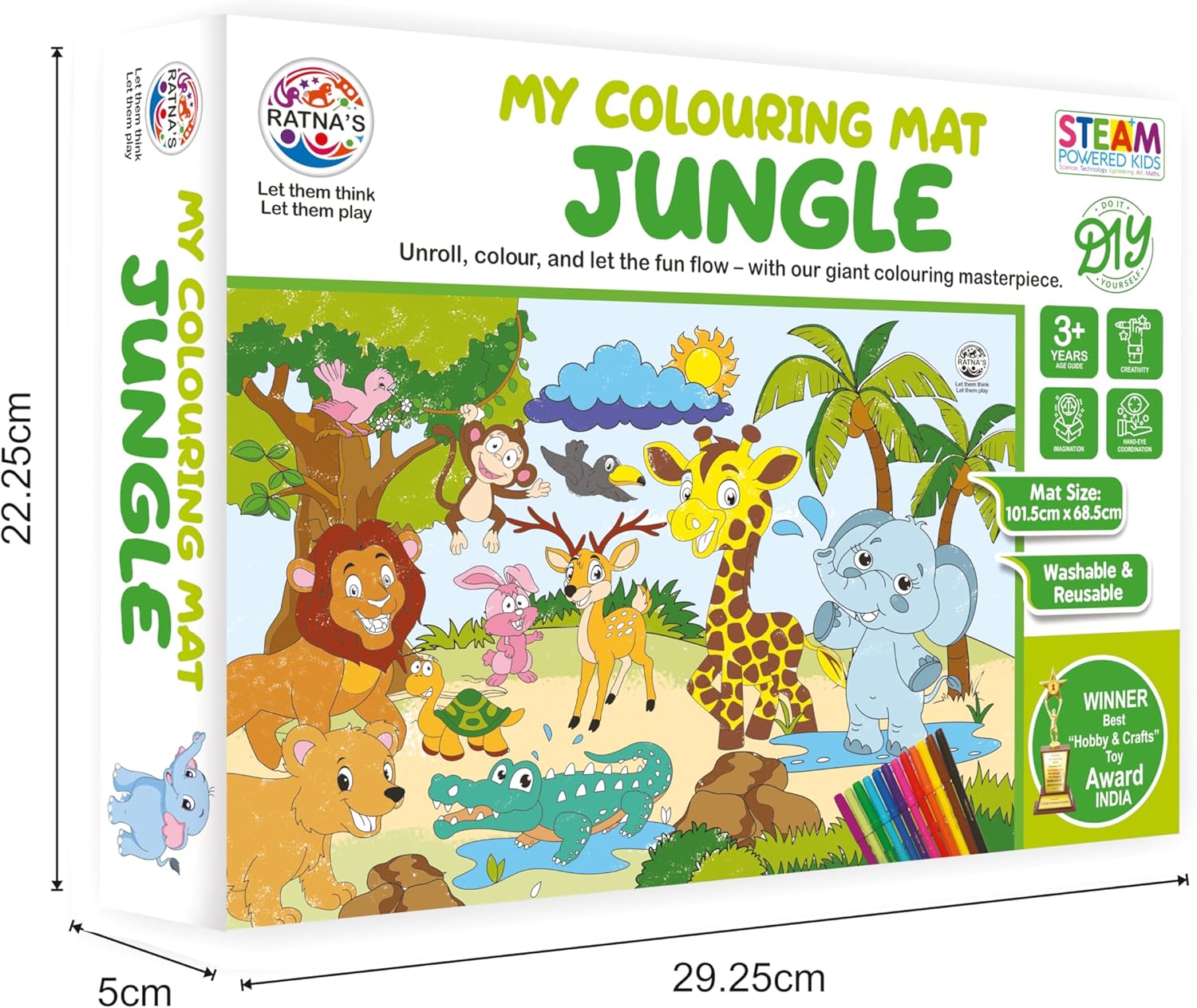 My Coloring Mat Jungle