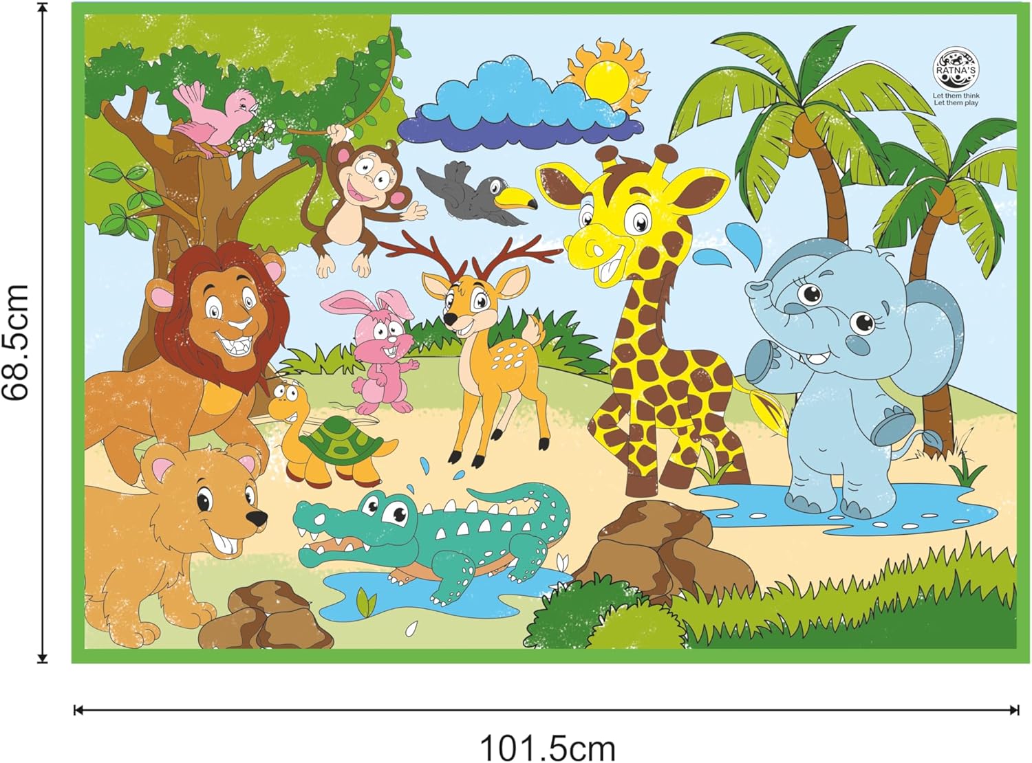 My Coloring Mat Jungle