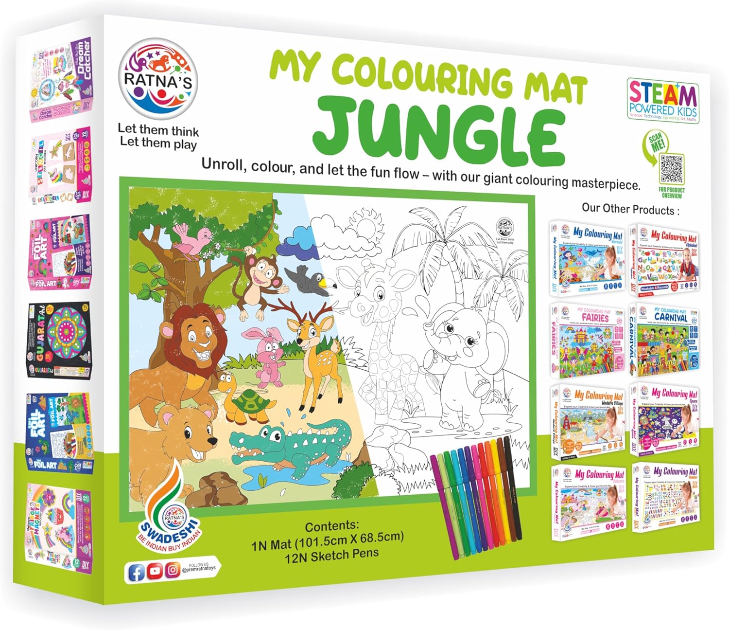 My Coloring Mat Jungle