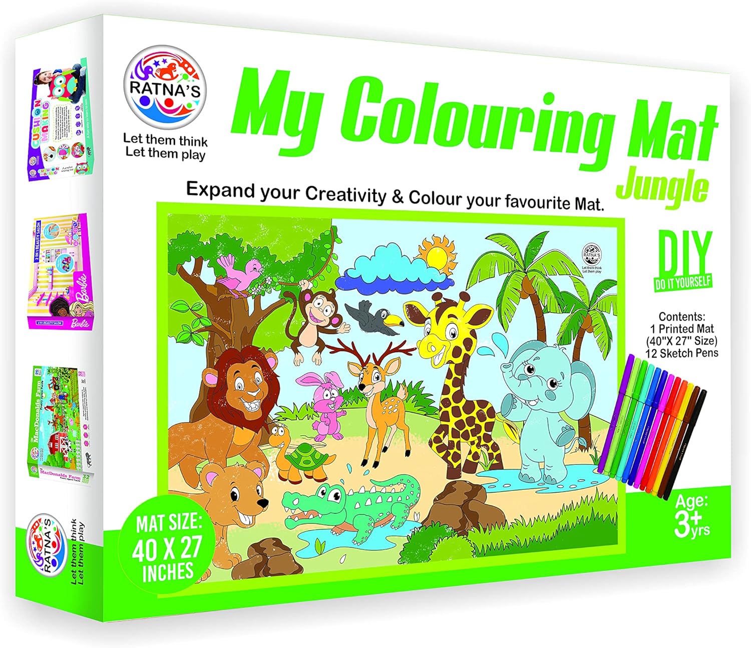 My Coloring Mat Jungle