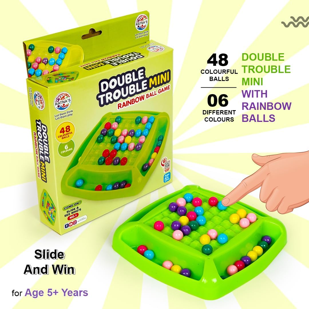 Double Trouble Mini Rainbow Ball Game