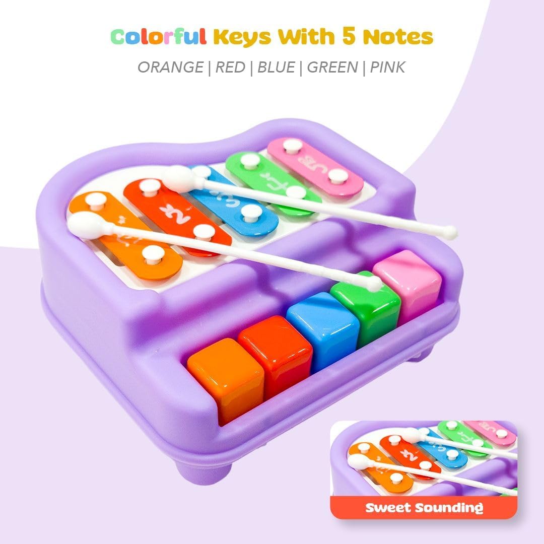 Dora 2-in-1 Piano & Xylophone Small