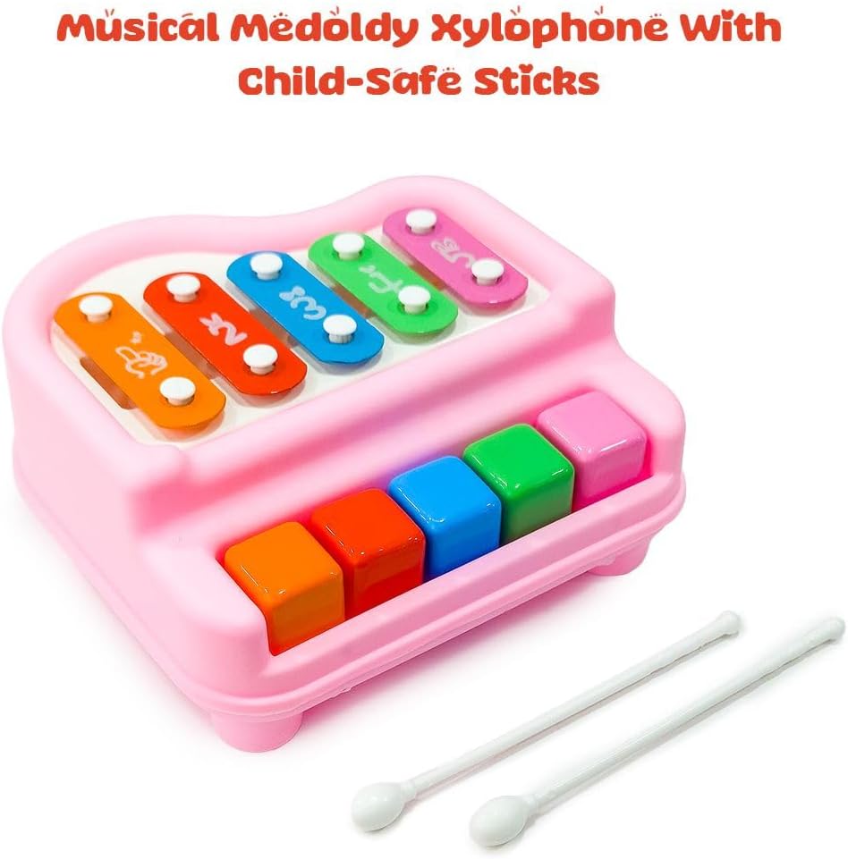Dora 2-in-1 Piano & Xylophone Small