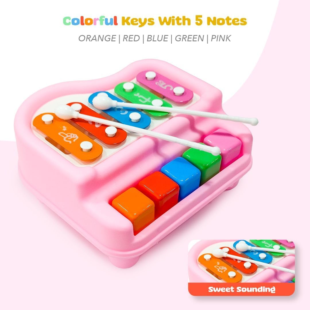 Dora 2-in-1 Piano & Xylophone Small