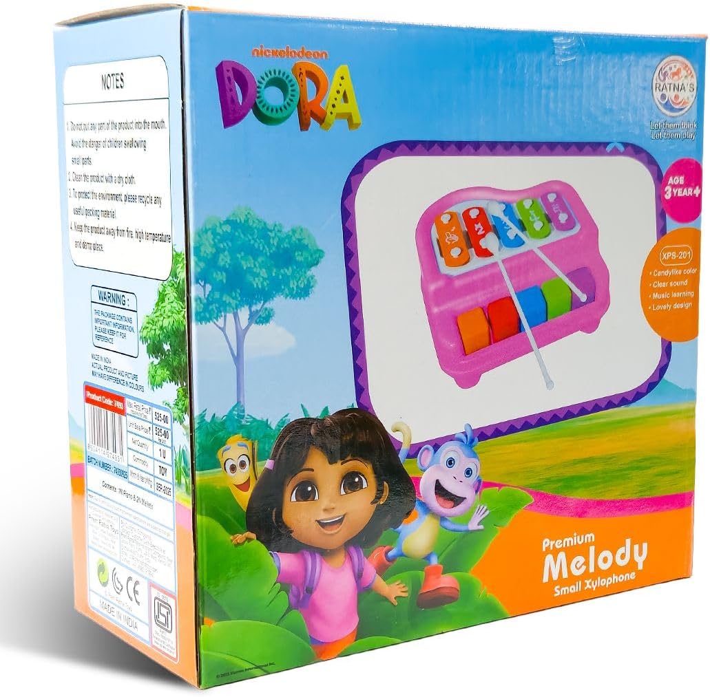 Dora 2-in-1 Piano & Xylophone Small