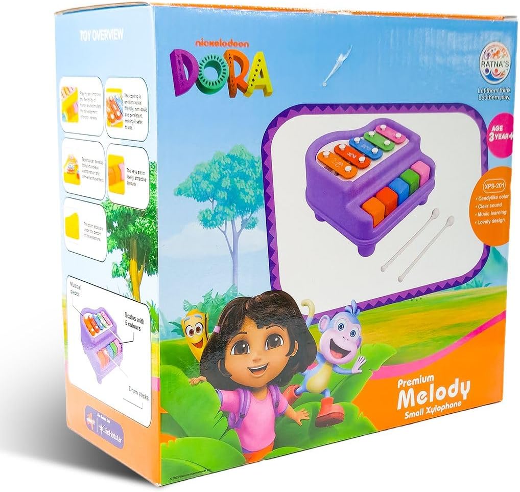 Dora 2-in-1 Piano & Xylophone Small