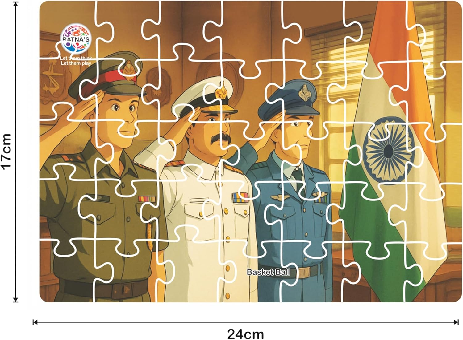 4 in 1 Indian Army Jigsaw Puzzle