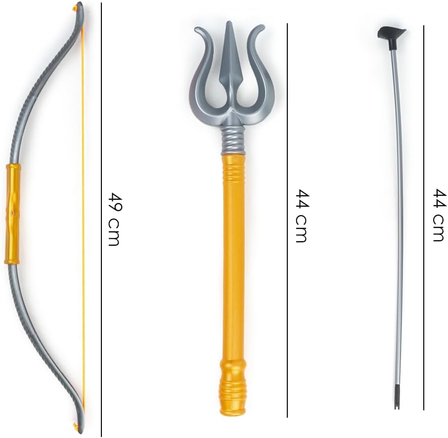 Shiva Bow and Arrow Set with Trishul