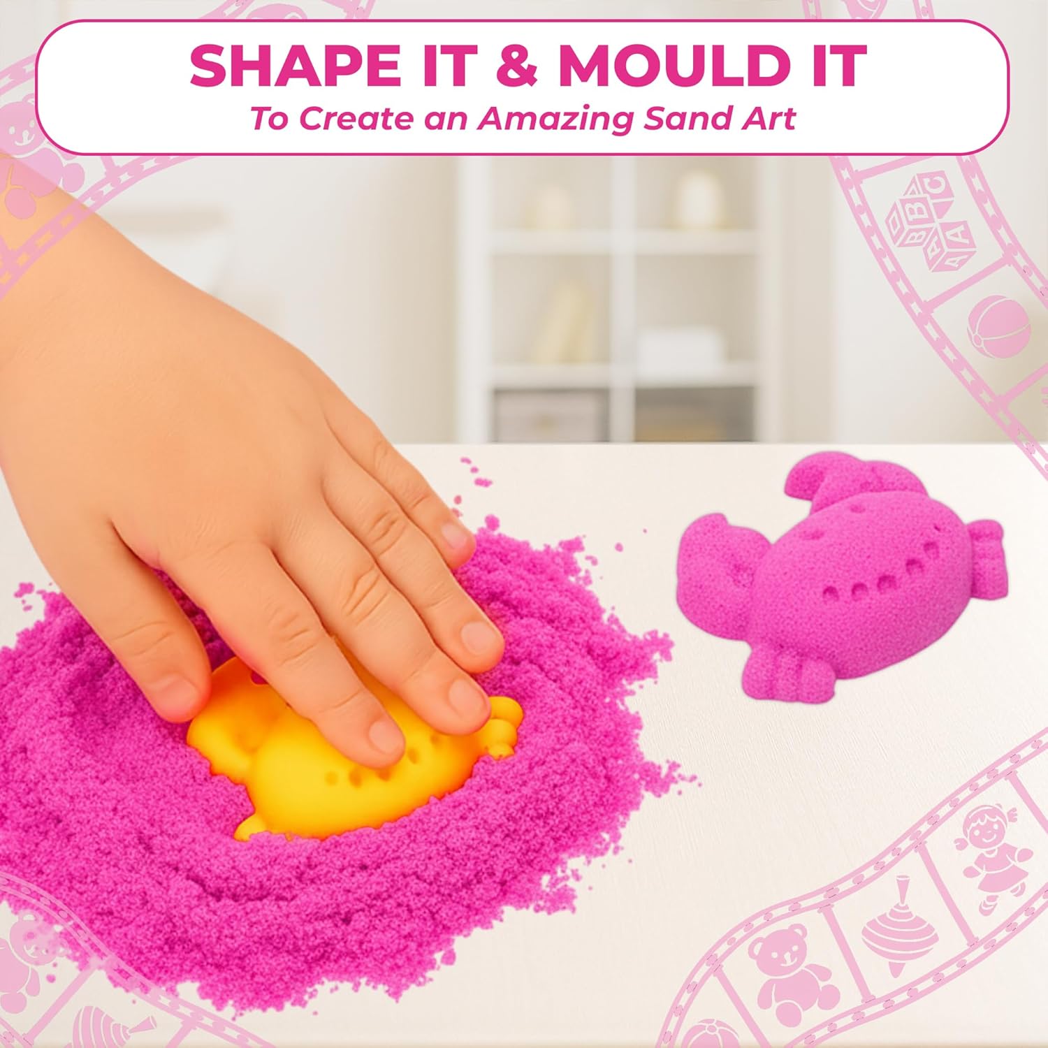 Wonder Sand 500g (Pink Colour)