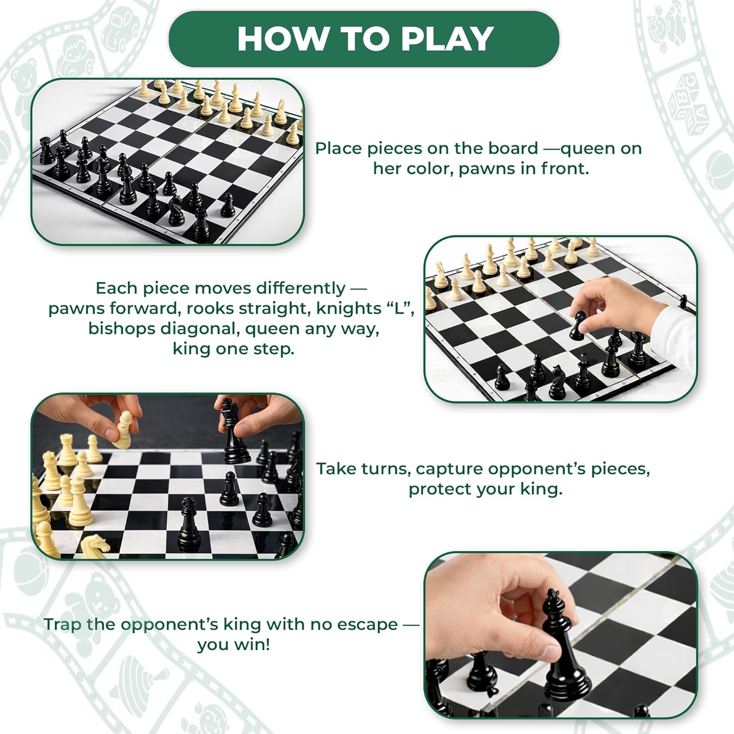 Junior Kings Premium Chess Set