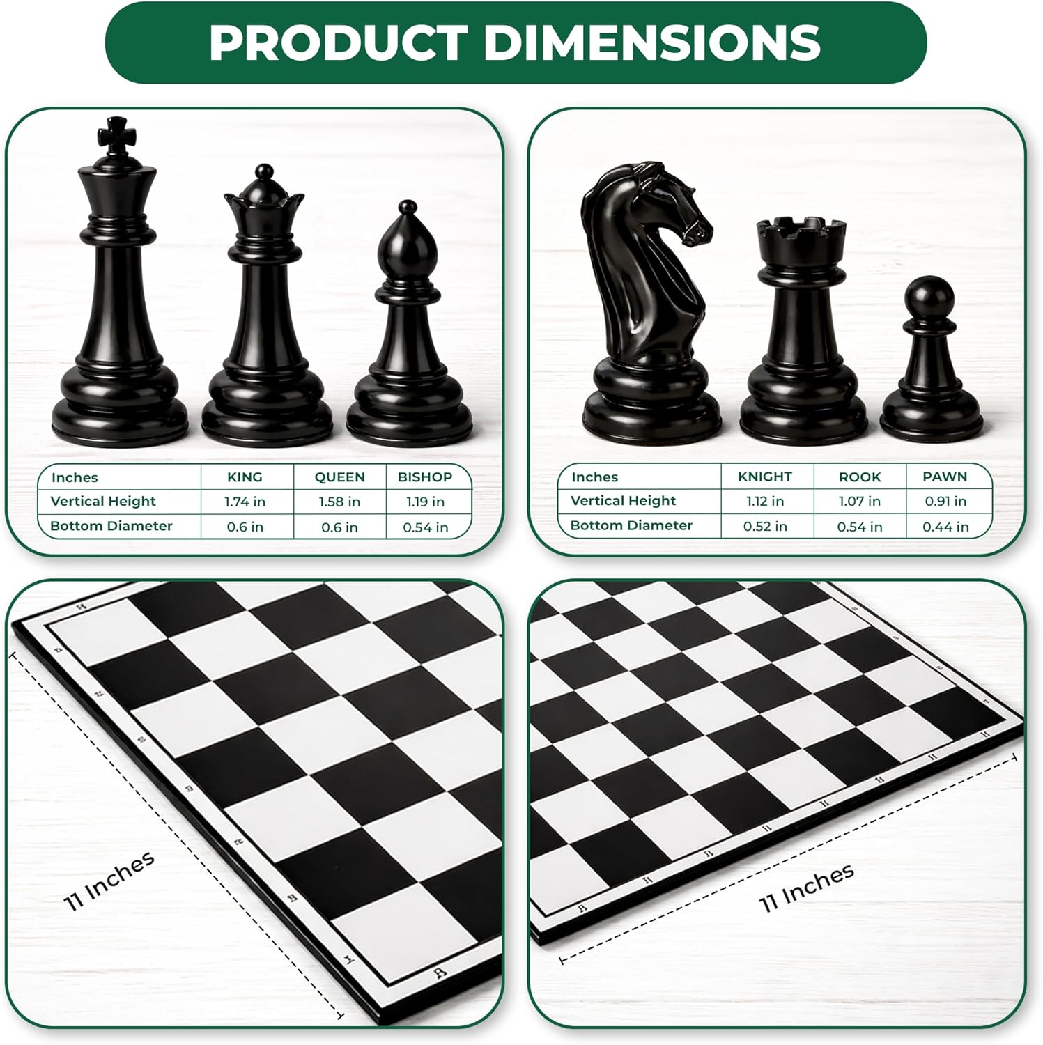 Junior Kings Premium Chess Set