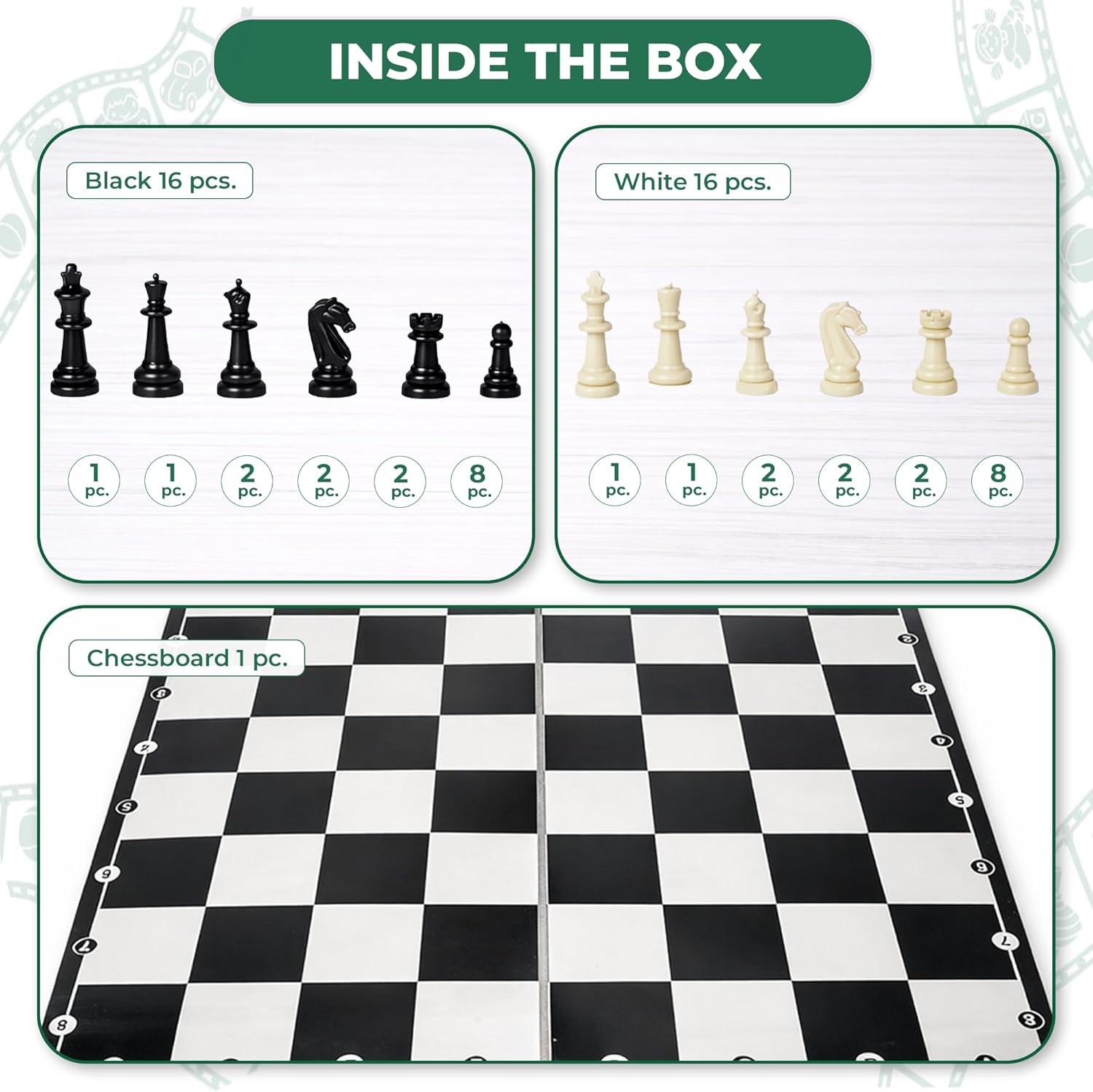 Junior Kings Premium Chess Set