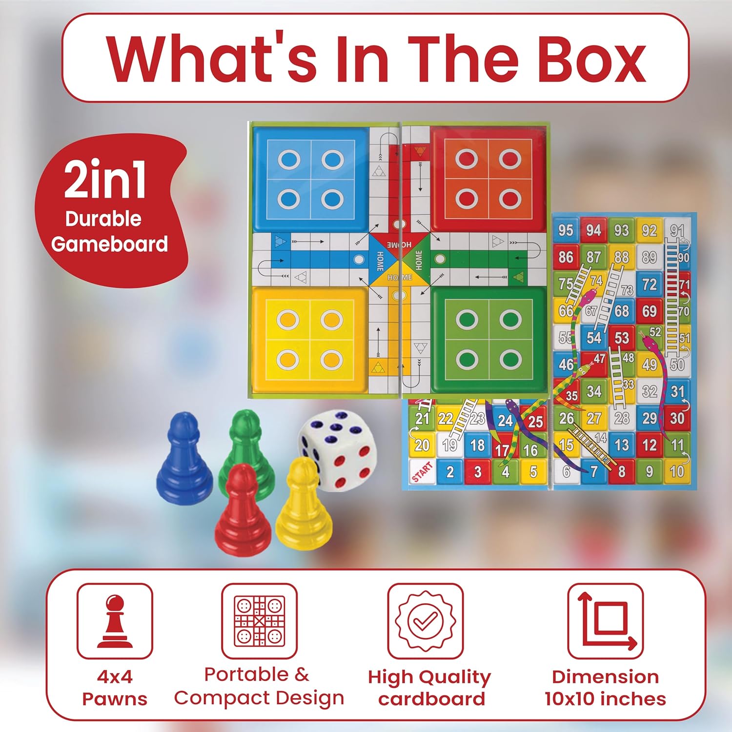 Little Snakes and Ladders with Ludo