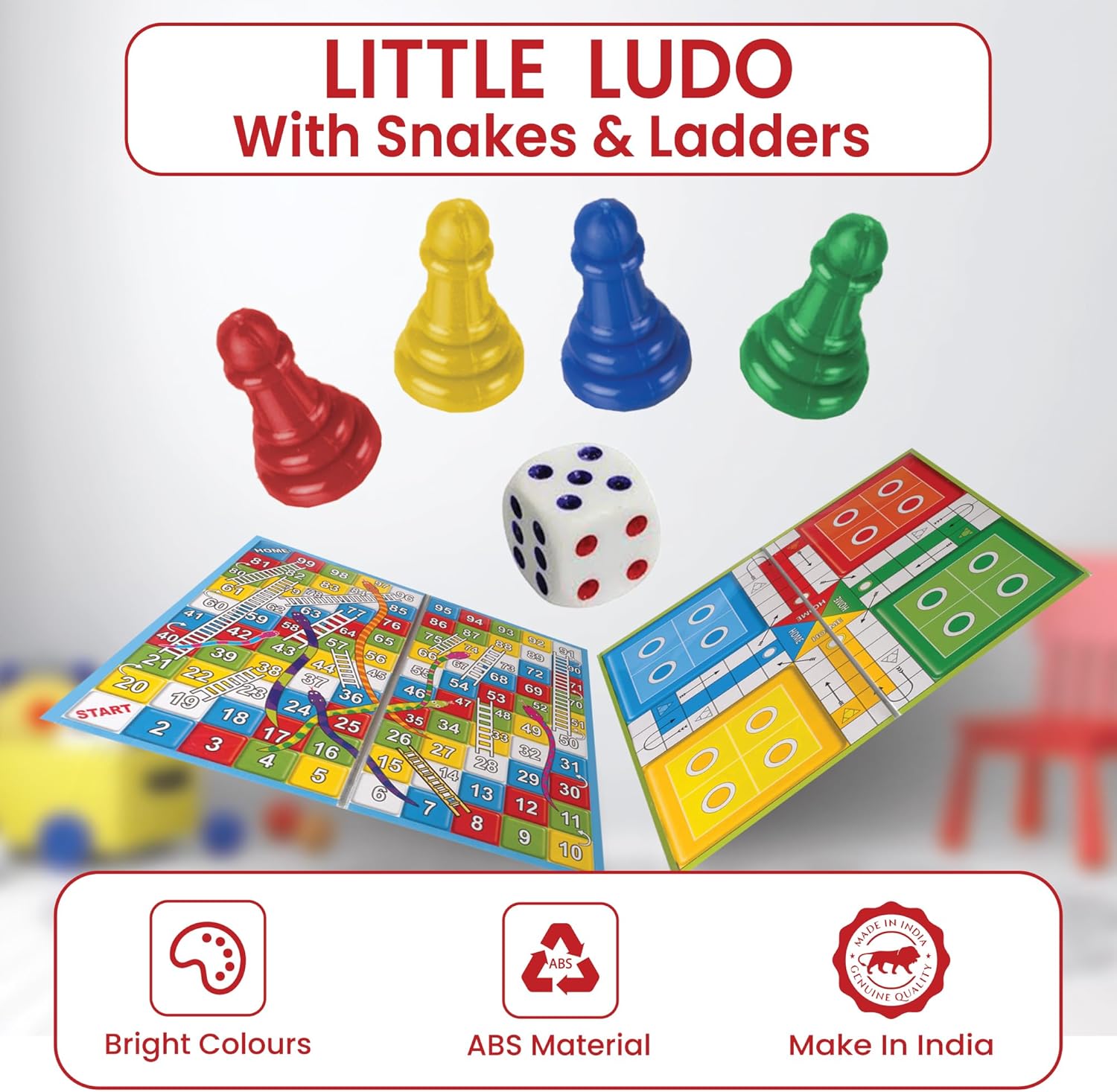 Little Snakes and Ladders with Ludo