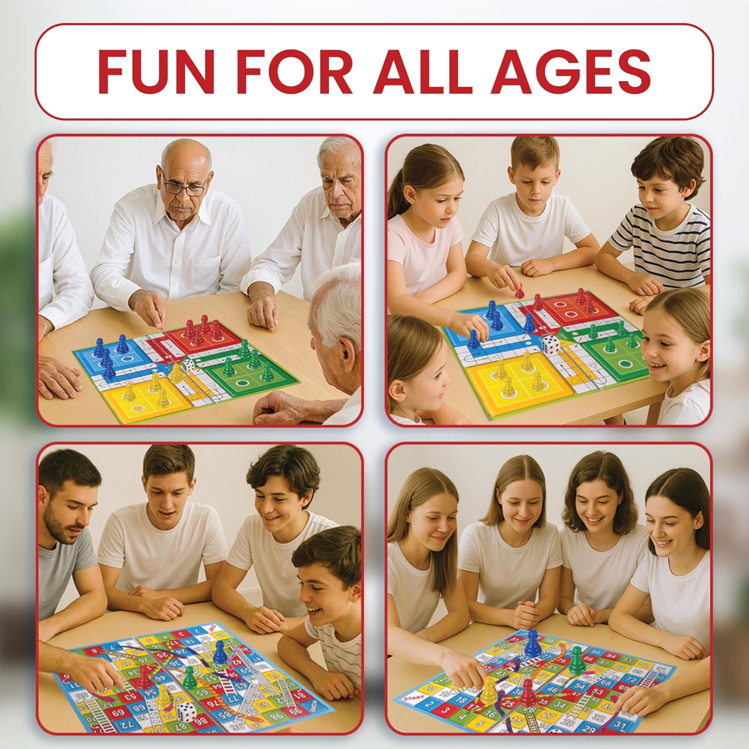 Little Snakes and Ladders with Ludo