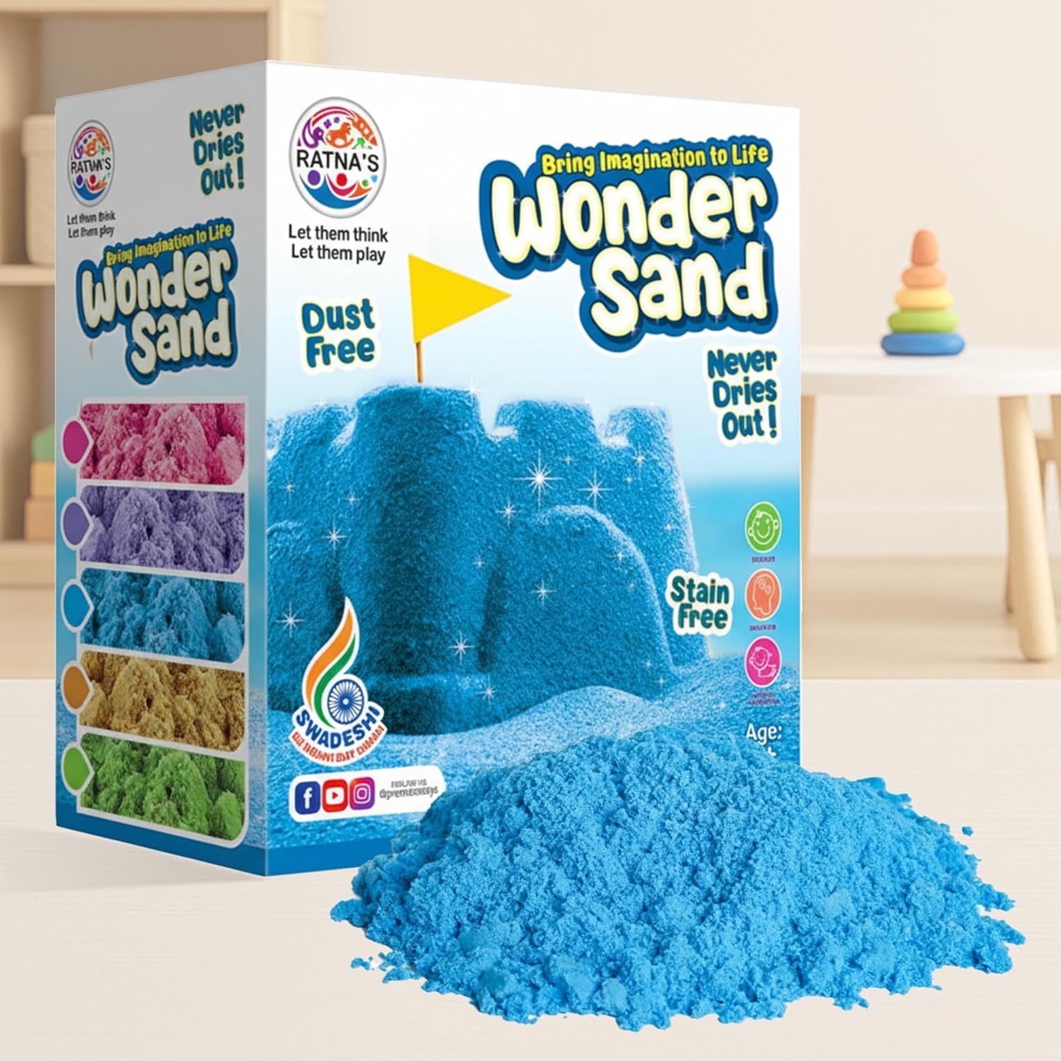 Wonder Sand (Blue 500 Grams)
