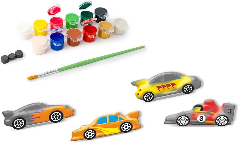 Mould & Paint Racers DIY Craft Kit