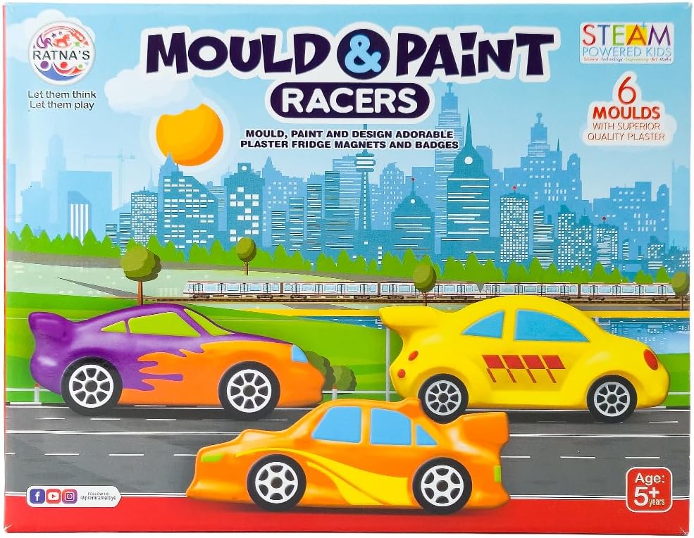 Mould & Paint Racers DIY Craft Kit