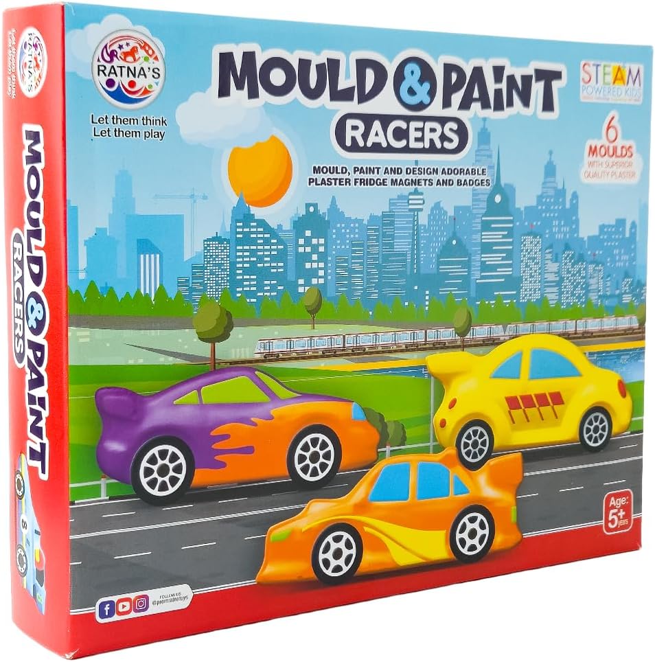 Mould & Paint Racers DIY Craft Kit