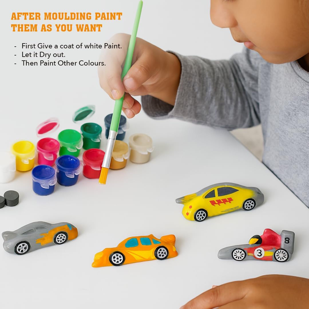 Mould & Paint Racers DIY Craft Kit