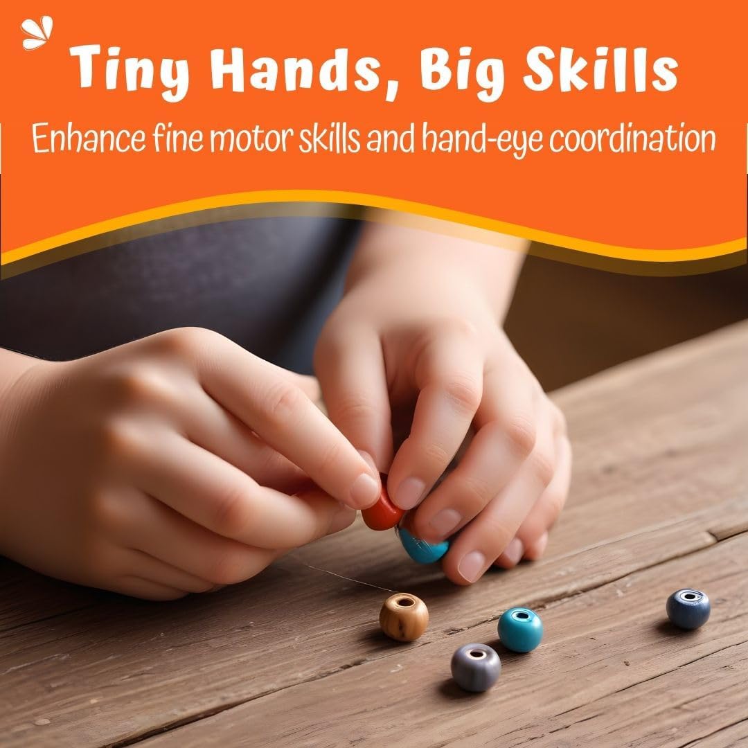 Wooden Number & Bead Set