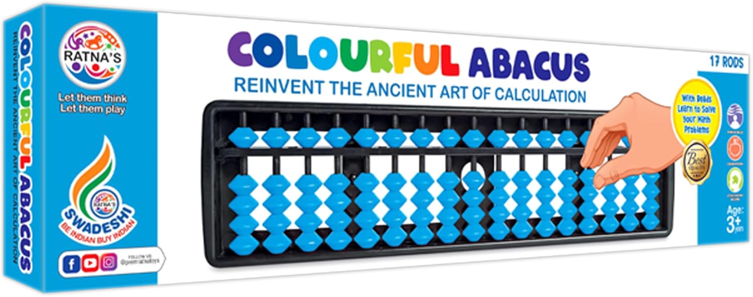 Colourful Abacus 17 Rod