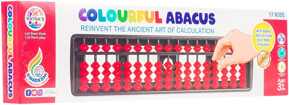 Colourful Abacus 17 Rod