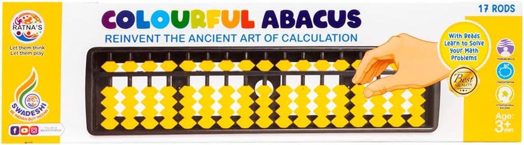 Colourful Abacus 17 Rod