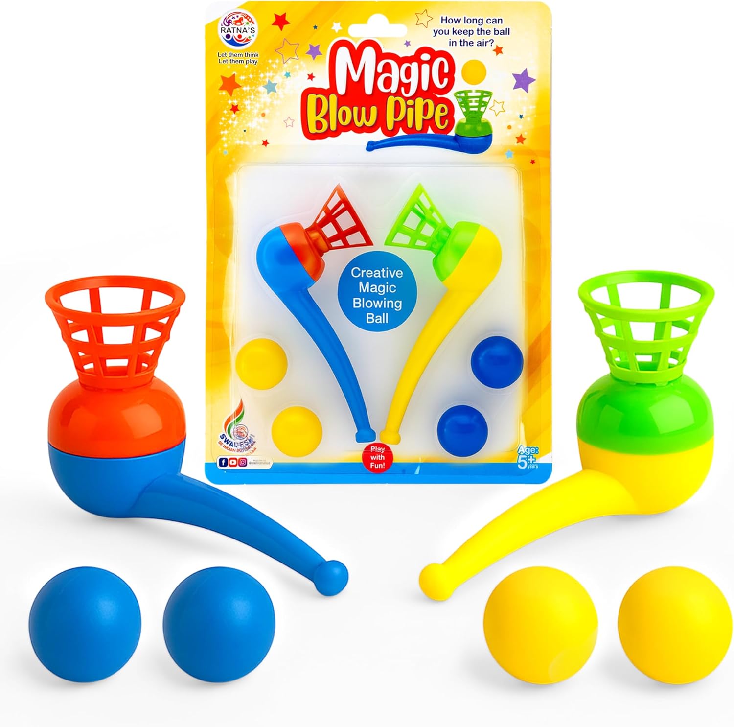 Magic Blow Pipe Set of 2