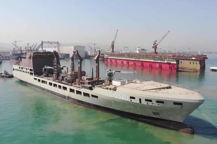 Demir Visits Sefine Shipyard to Examine the DIMDEG Project Ship: Derya