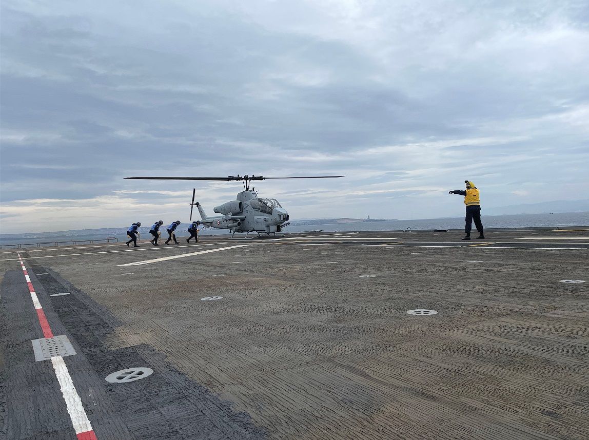 First Aircraft Deployment on TCG Anadolu LHD