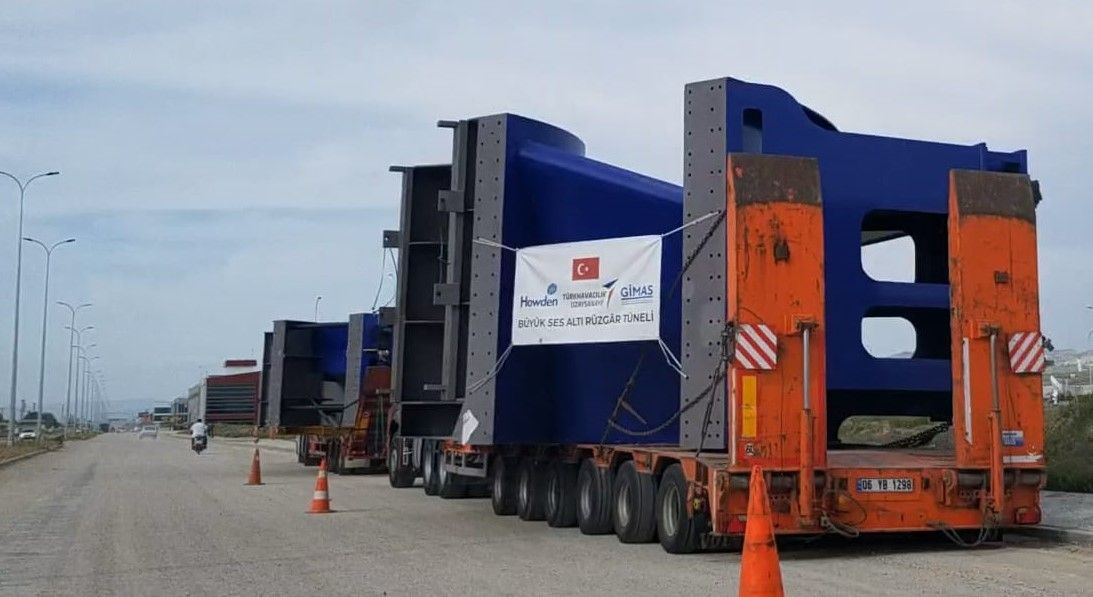 TUSAŞ’s wind tunnels arrived at the Kazan facility