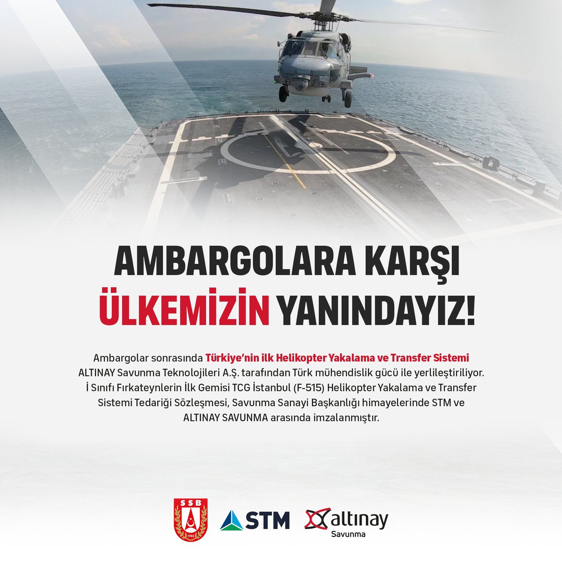 Altınay to Locally Manufacture ASIST