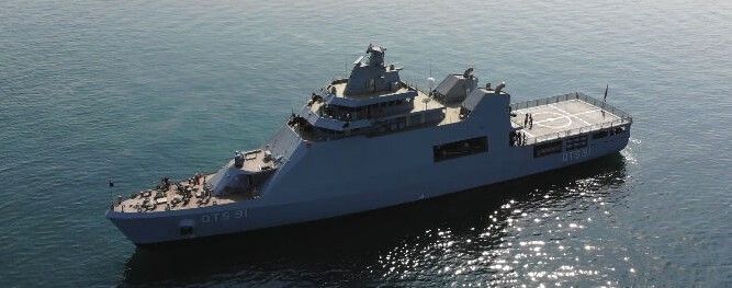 Qatar Navy Received second Cadet Training Ship Al-Shamal