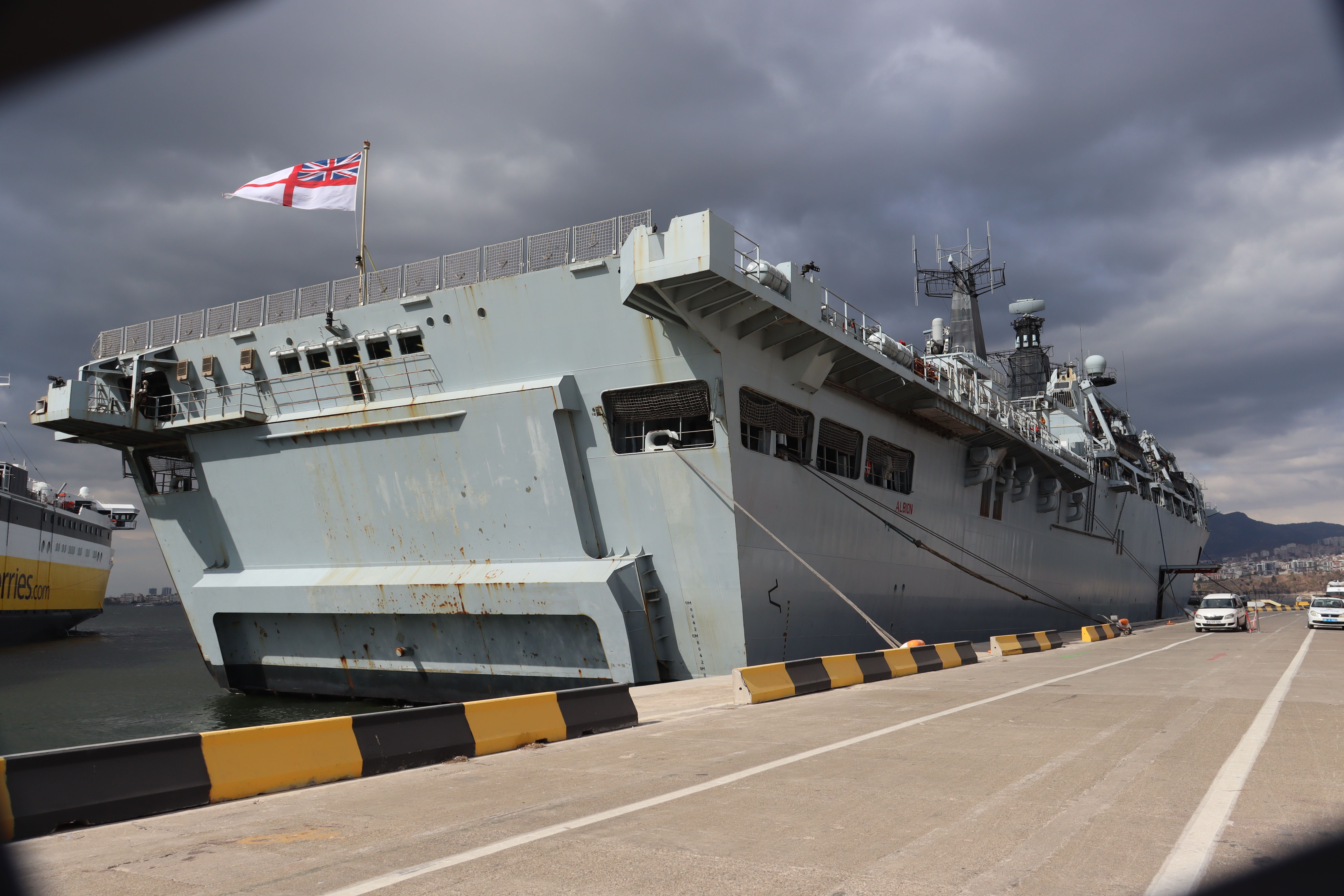 Former Flagship, Current “Victorinox”: HMS Albion Visited İzmir