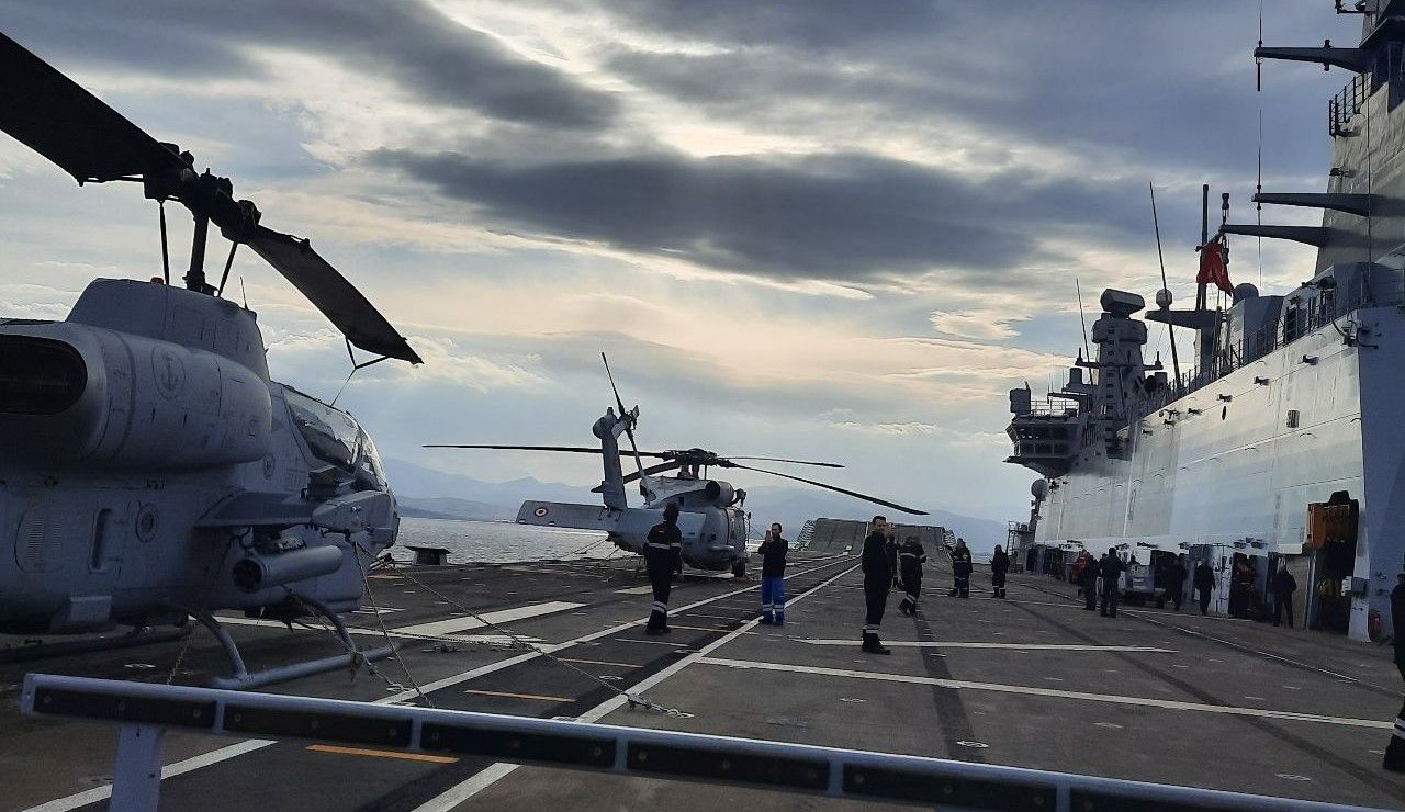 First Aircraft Deployment on TCG Anadolu LHD