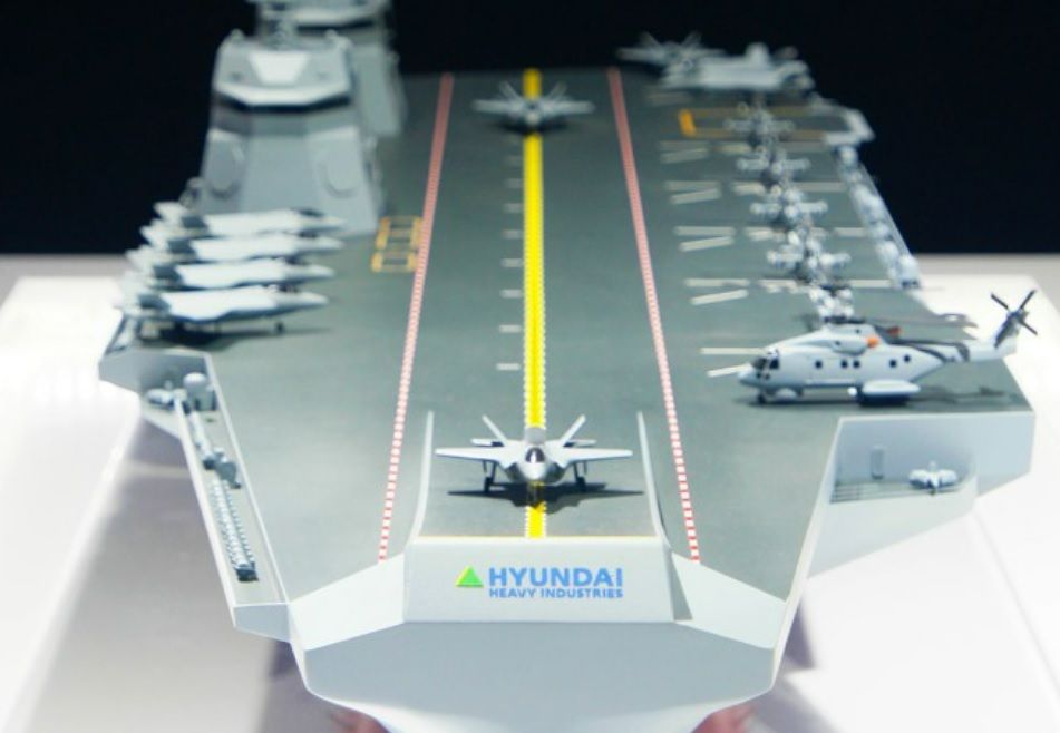 KAI Unveiled the aircraft carrier design of the KF-21N