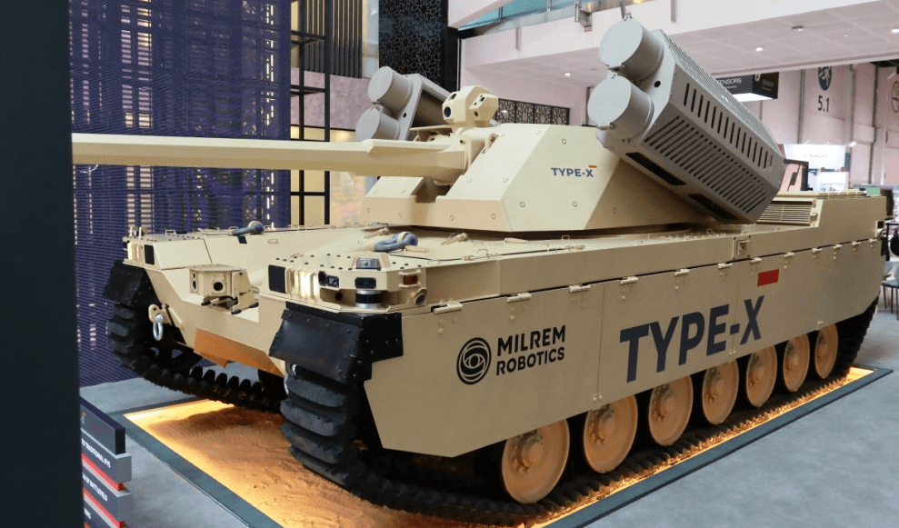 Milrem Robotics Exhibits Type-X at IDEX 2023