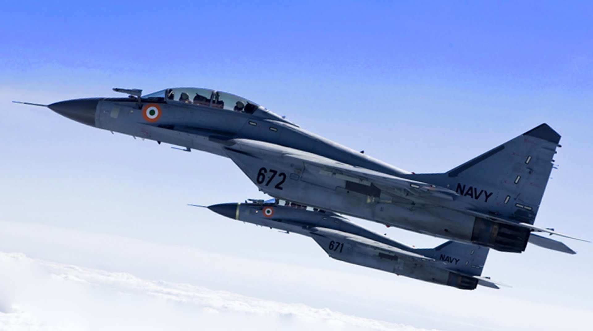 India Starts MiG-29K Trials on Indigenous Aircraft Carrier