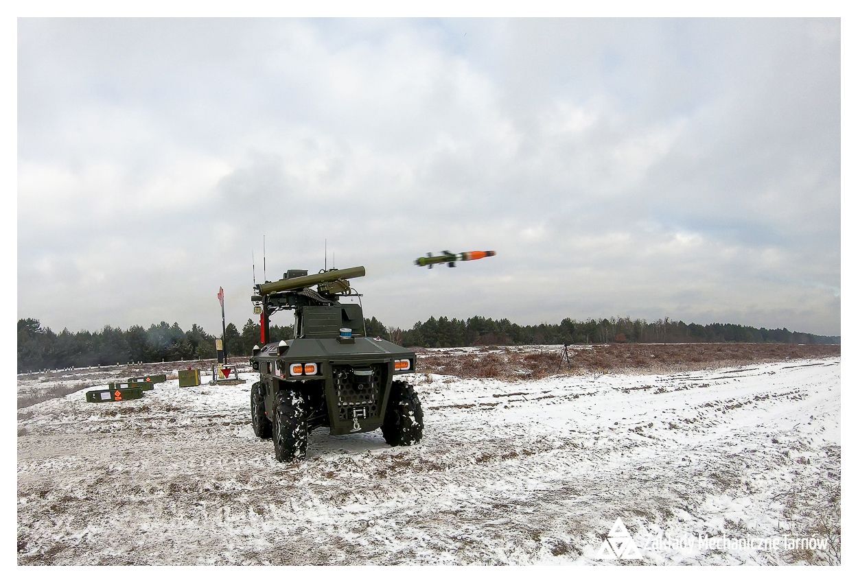 Poland’s Perun UGV test-fires Pirat ATGM
