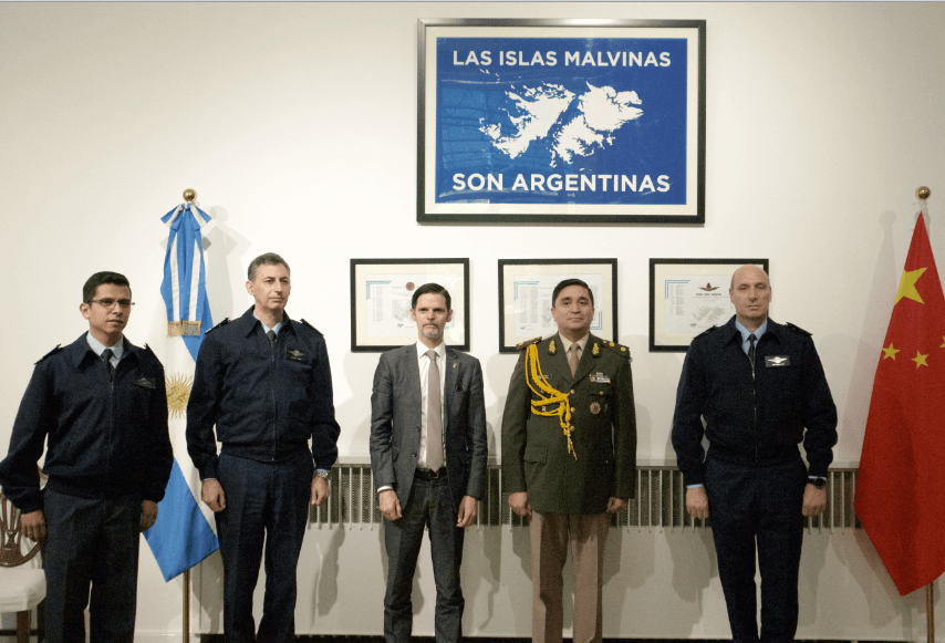 The team from Argentina evaluated JF-17 in Chengdu