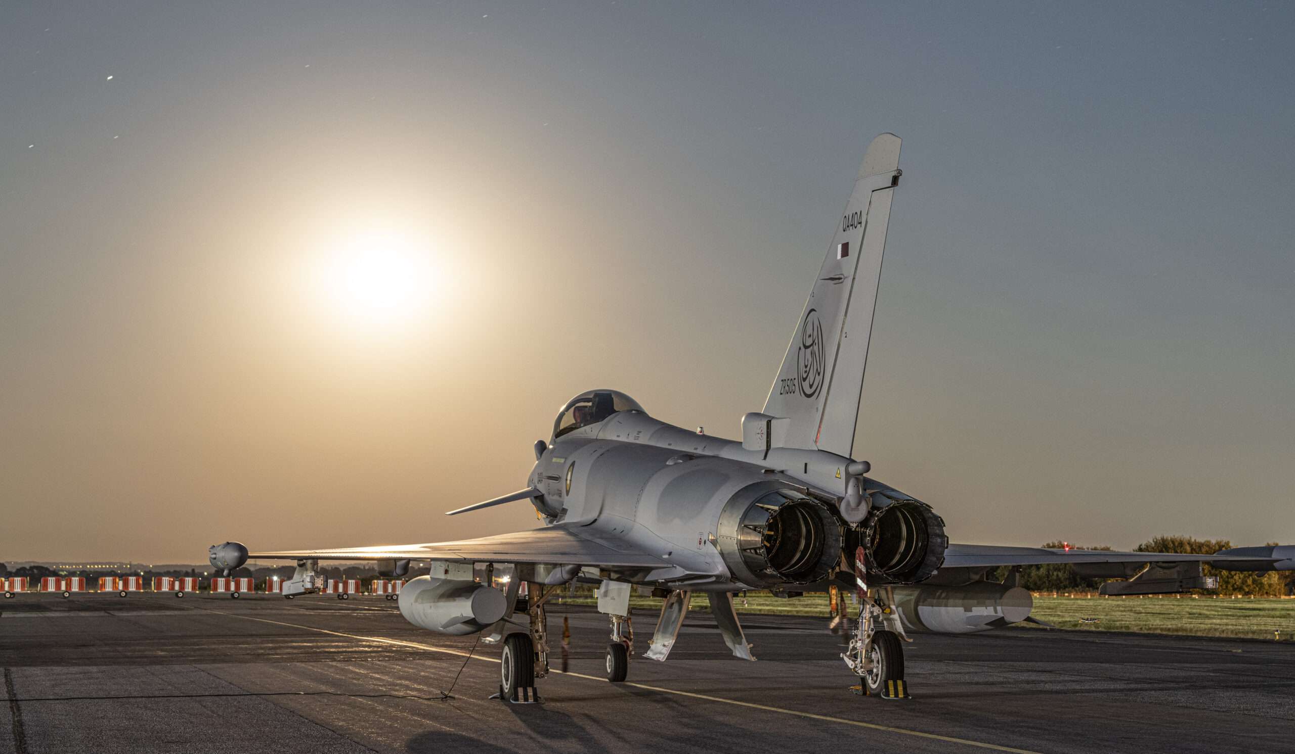 Qatar Receives its first Eurofighter Typhoon ahead of FIFA World Cup