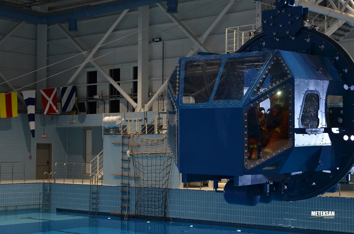 Meteksan Delivered the “HUET” Simulator to the Turkish Navy
