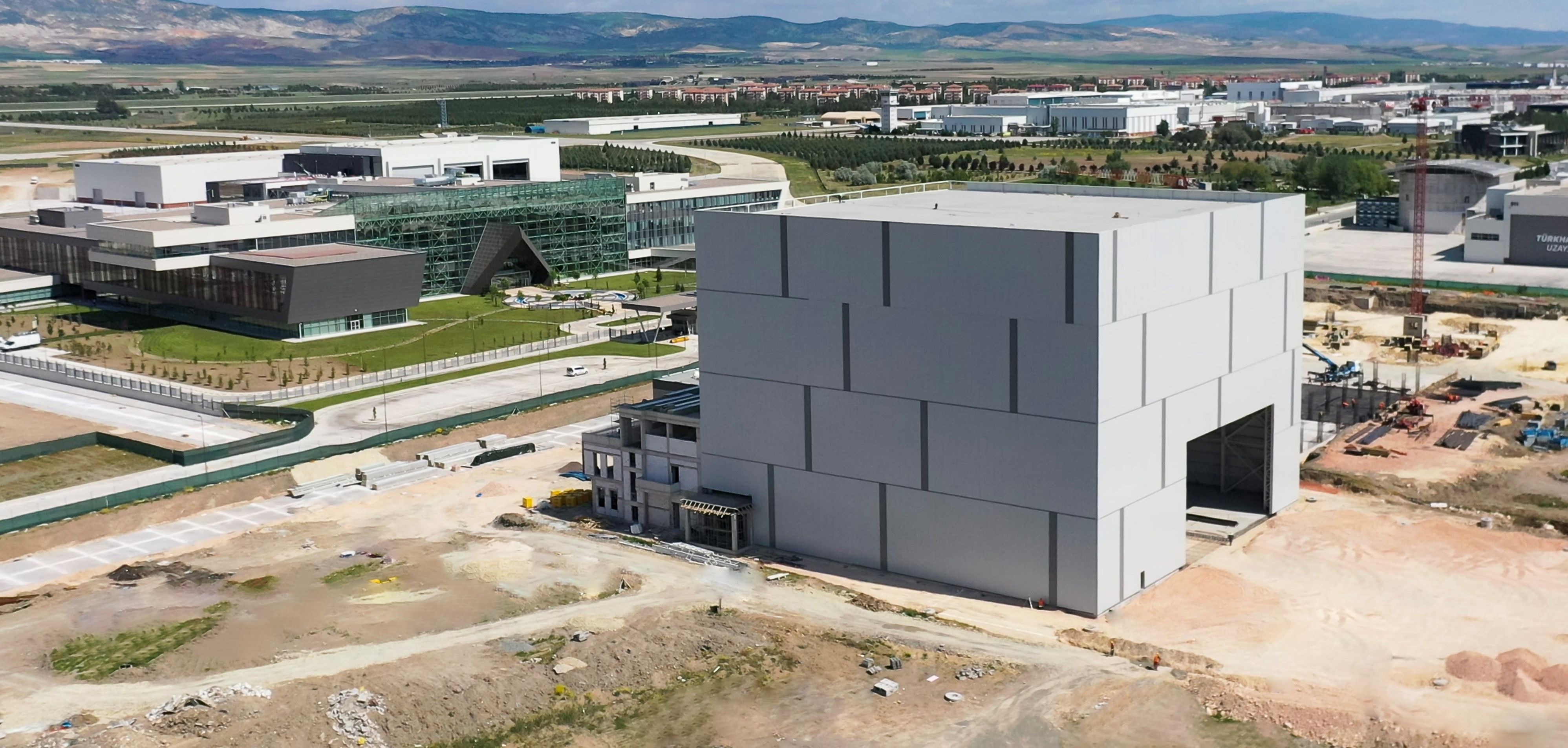 TUSAŞ completes the construction of the Aircraft Lightning Strike Testing Facility