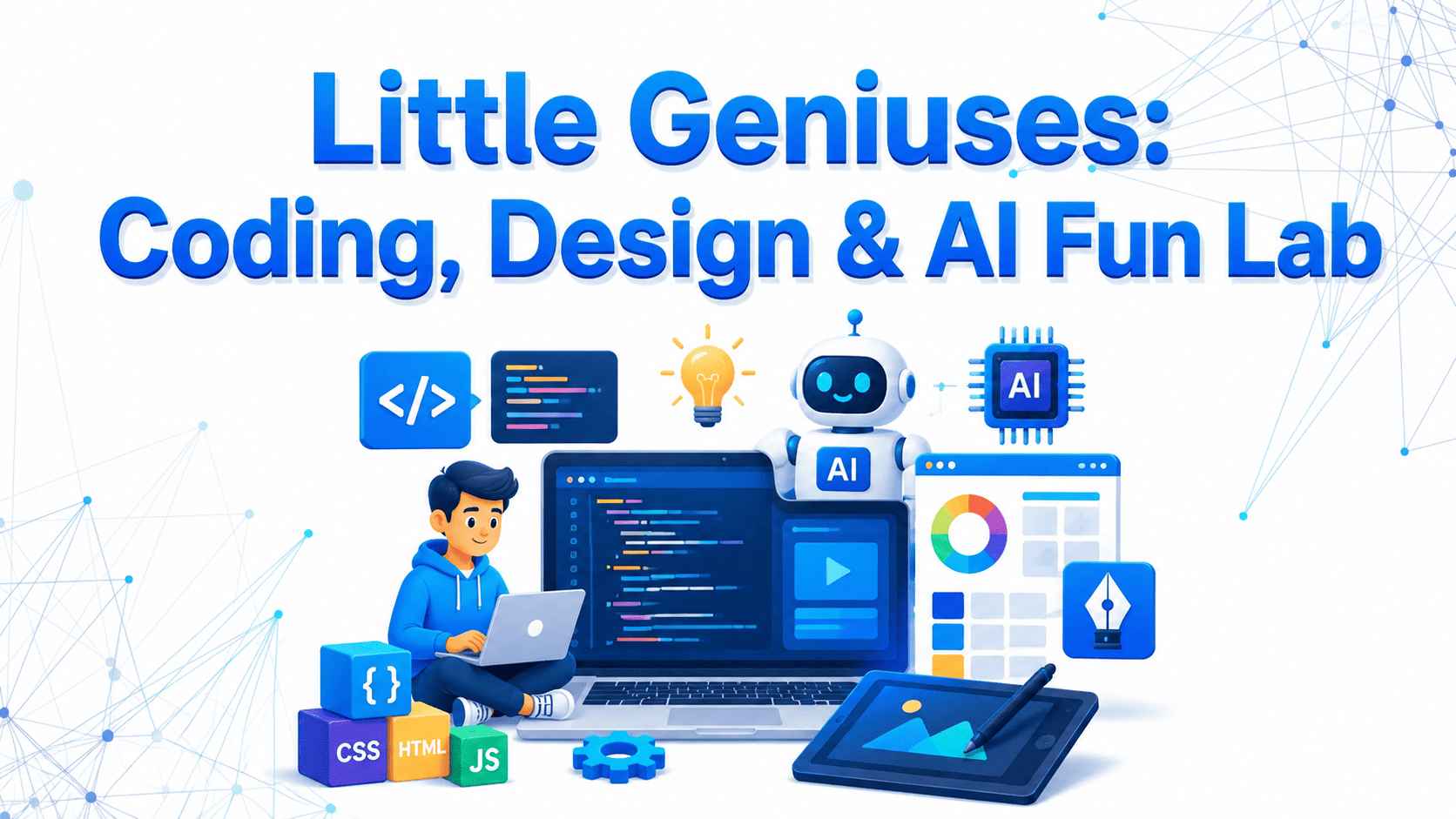 Little Geniuses: Coding, Design & AI Fun Lab | Saylani Mass IT Training